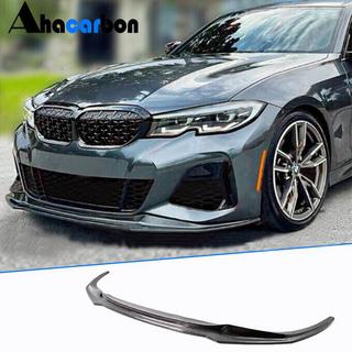 Voorbumper lip spoiler Lip V8 (voor M-Sport 2018-2022, carbon) BMW 3 Serie G20/G21 2018– foto 1