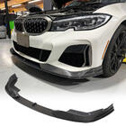 BMW 3 Serie G20/G21 2018– Voorbumper lip spoiler AC-Style (voor M-Sport 2018-2022, carbon) foto 1