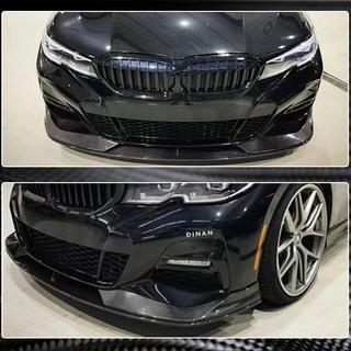 Voorbumper lip spoiler AC-Style (voor M-Sport 2018-2022, carbon) BMW 3 Serie G20/G21 2018– foto 2