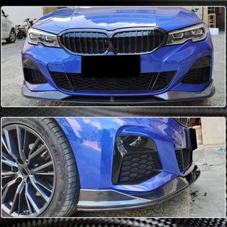 Voorbumper lip spoiler AC-Style (voor M-Sport 2018-2022, carbon) BMW 3 Serie G20/G21 2018– foto 3