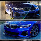 BMW 3 Serie G20/G21 2018– Front bumper lip Lip V3 (voor M-Sport 2018-2022, carbon) foto 4