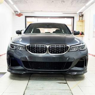 Front bumper lip Lip V3 (voor M-Sport 2018-2022, carbon) BMW 3 Serie G20/G21 2018– foto 1