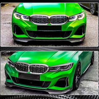 Front bumper lip Lip V3 (voor M-Sport 2018-2022, carbon) BMW 3 Serie G20/G21 2018– foto 3