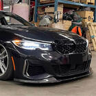 BMW 3 Serie G20/G21 2018– Front bumper lip Lip V5 (voor M-Sport 2018-2022, carbon) foto 2
