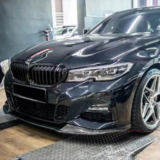 Front bumper lip Lip V5 (voor M-Sport 2018-2022, carbon) BMW 3 Serie G20/G21 2018– foto 3