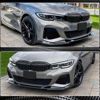 Voorbumper lip Lip V7 (voor M-Sport 2018-2022, carbon) BMW 3 Serie G20/G21 2018– foto 4