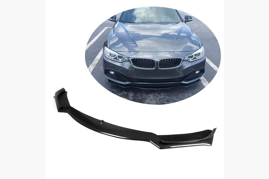 BMW 4 Serie F32/F33/F36 2012–2020 Frontbumper lip spoiler (voor Base 2013-2016, carbon) Image
