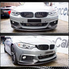BMW 4 Serie F32/F33/F36 2012–2020 Voorbumper lip spoiler V3 (voor M-Sport, carbon) foto 4