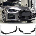 BMW 4-serie G22/23/26 2020– Voorbumper lip spoiler Lip V1 (voor G22/G23 M-Sport, carbon) foto 1