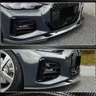 BMW 4-serie G22/23/26 2020– Voorbumper lip Lip V3 (voor G22/G23 M-Sport, carbon) foto 4