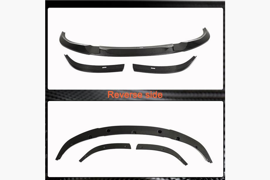 BMW 4-serie G22/23/26 2020– Voorbumper lip Lip V2 (voor G26 M-Sport, carbon) Foto 6