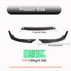 BMW 4-serie G22/23/26 2020– Frontlip Lip V1 (voor G26 M-Sport, carbon) foto 5