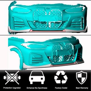 Frontlip Lip V1 (voor G26 M-Sport, carbon) BMW 4-serie G22/23/26 2020– foto 2