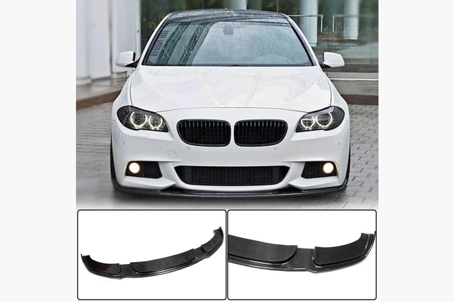 BMW 5 Serie F10/F11 2010–2016 Voorbumper lip FRP V5 (M-Sport) Foto 1