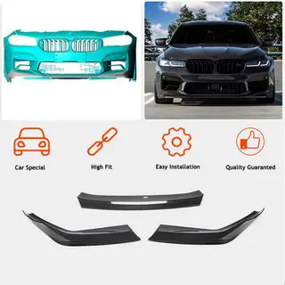 Frontbumper lip Lip V1 (voor M5 F90 2020-2024, carbon) foto 2