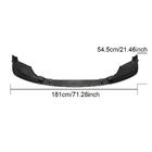 BMW 5 Serie G30/G31 2017–2023 Voorbumper lip Lip V2 (voor M5 F90 2020-2024, carbon) foto 6