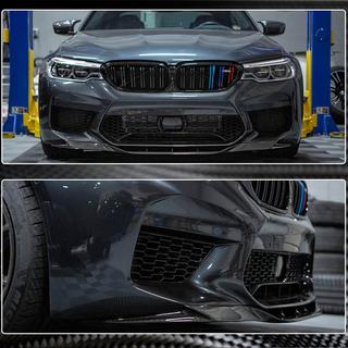Voorbumper frontlip Lip V4 (voor M5 F90 2017-2020, carbon) BMW 5 Serie G30/G31 2017–2023 foto 4