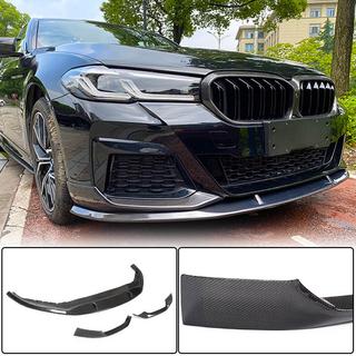 Frontbumper lip Lip V1 (voor M-Sport 2021-2024, Carbon) BMW 5 Serie G30/G31 2017–2023 foto 1