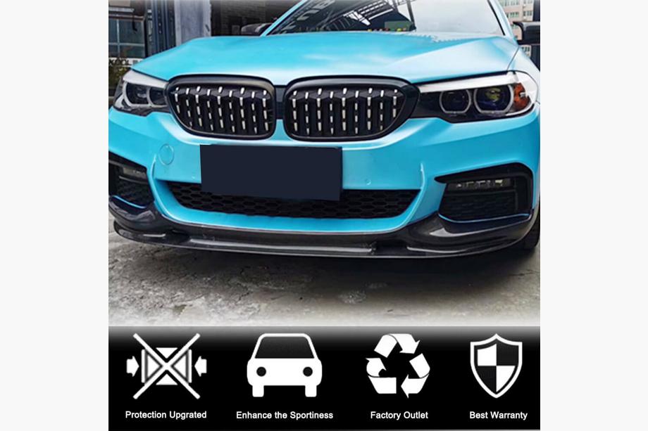 BMW 5 Serie G30/G31 2017–2023 Frontbumper lip Lip V2 (voor M-Sport 2017-2020, carbon) Foto 3