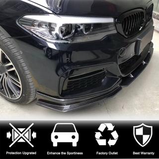 Front bumper lip Lip V4 (voor M-Sport 2017-2020, carbon) BMW 5 Serie G30/G31 2017–2023 foto 2