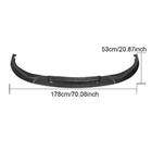 BMW 5 Serie G30/G31 2017–2023 Voorbumper lip Lip V2 (voor M-Sport 2021-2024, carbon) foto 6