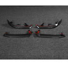 BMW 5/i5 Serie G60/G60E/G61 2023– Front bumper lip Lip (voor M-Sport, carbon) foto 4