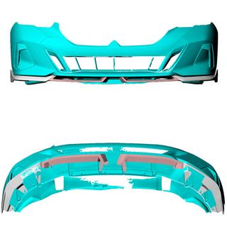 Front bumper lip Lip (voor M-Sport, carbon) BMW 5/i5 Serie G60/G60E/G61 2023– foto 3