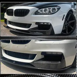 Front bumper lip Lip V1 (voor M-Sport, carbon) foto 3