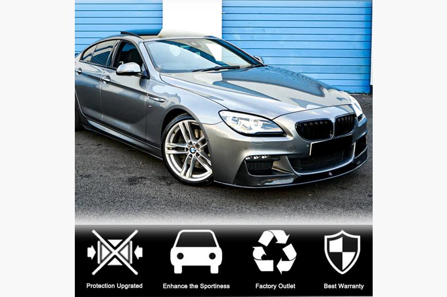 BMW 6-serie F12/F13/F06 2011–2018 Front bumper lip Lip V1 (voor M-Sport, carbon) Foto 2