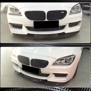 Voorbumper lipspoiler Lip V2 (voor M-Sport, carbon) foto 3