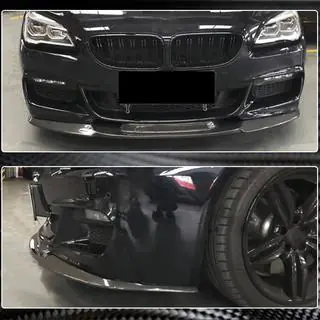 Voorbumper lipspoiler Lip V2 (voor M-Sport, carbon) foto 4