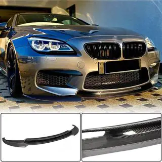 Front bumperlip Lip V1 (voor M6, carbon) foto 2