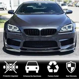 Front bumperlip Lip V1 (voor M6, carbon) foto 3