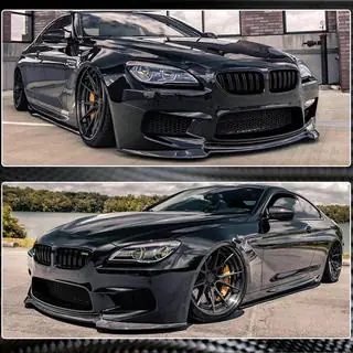 Front bumperlip Lip V1 (voor M6, carbon) foto 4