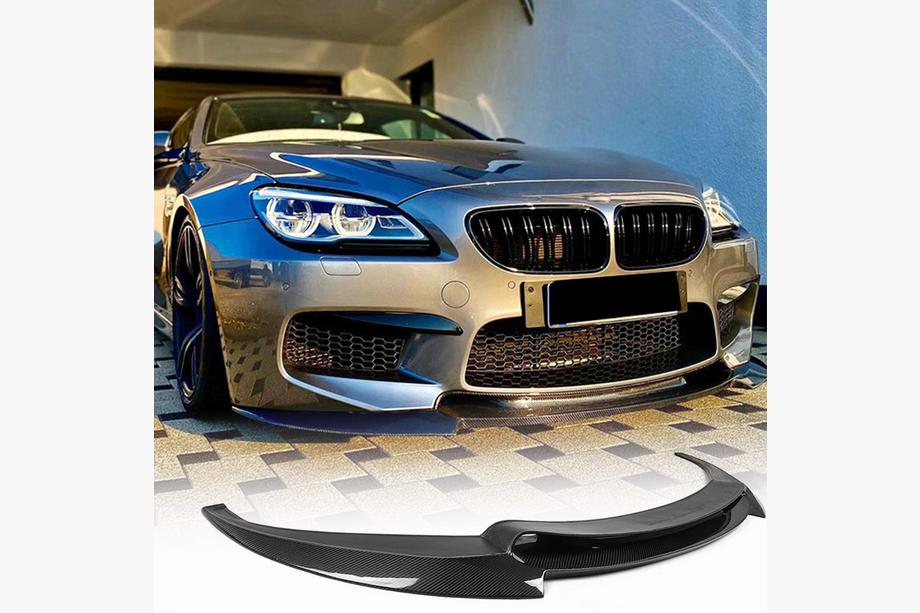 BMW 6-serie F12/F13/F06 2011–2018 Frontbumper lip Lip V2 (voor M6, carbon) Foto 2