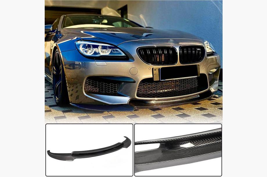BMW 6-serie F12/F13/F06 2011–2018 Frontbumper lip Lip V2 (voor M6, carbon) Foto 3