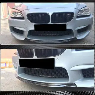 Frontbumper lip Lip V2 (voor M6, carbon) foto 4