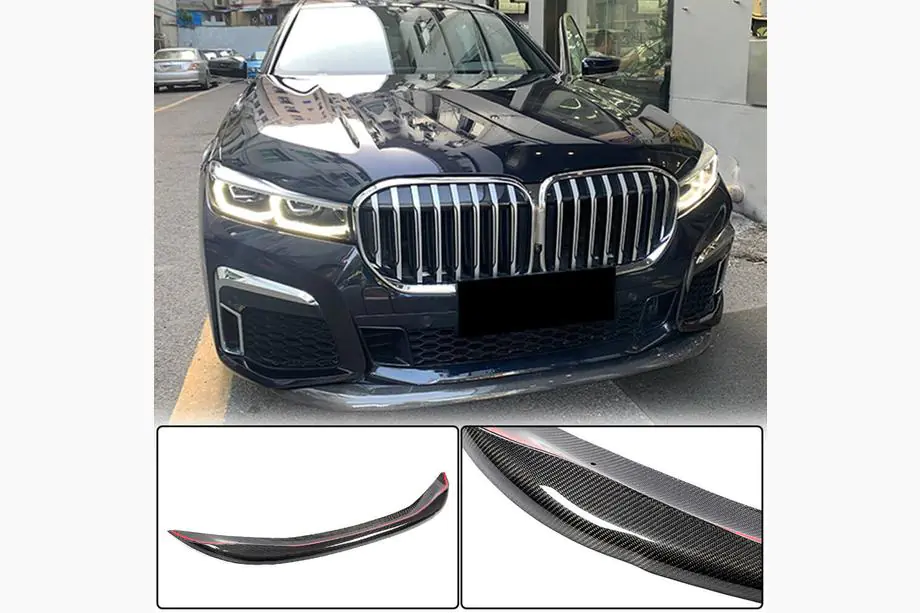 BMW 7 Serie G11/G12 2015–2022 Frontsplitter Lip V1 (voor M-Sport 2019-2022, carbon) Image