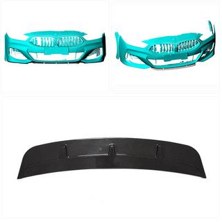 Frontbumper lipspoiler Lip V4 (voor M-Sport, carbon) BMW 8-serie G14/G15/G16 2018– foto 2