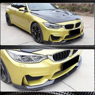 Voorbumper lip Lip V2 (voor F80, carbon) foto 4