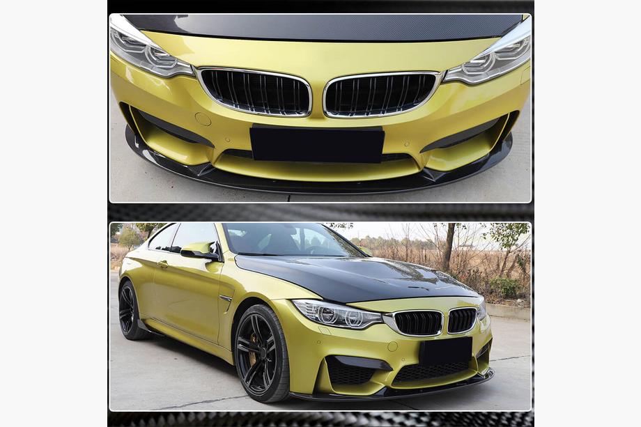 BMW 3 Serie F30/F31 2012–2019 Voorbumper lip Lip V1 (voor F80, carbon) Foto 6