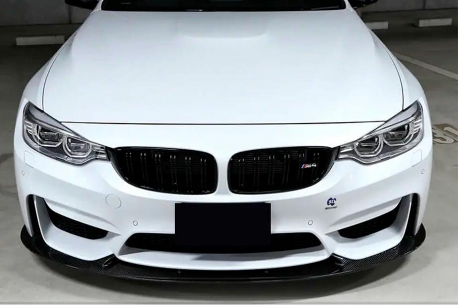 BMW 3 Serie F30/F31 2012–2019 Voorbumper lip Lip V1 (voor F80, carbon) Foto 3