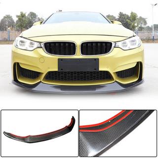 Front bumper lip Lip V7 (voor F80, Carbon) foto 1