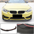 BMW 3 Serie F30/F31 2012–2019 Voorbumperlip Lip V9 (voor F80, carbon) foto 1