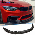BMW 3 Serie F30/F31 2012–2019 Voorbumper lip Lip V10 (voor F80, carbon) foto 1
