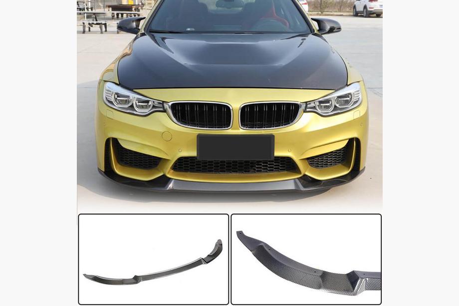 BMW 4 Serie F32/F33/F36 2012–2020 Voorbumper lipspoiler Lip V8 (voor F82/F83, carbon) Foto 1