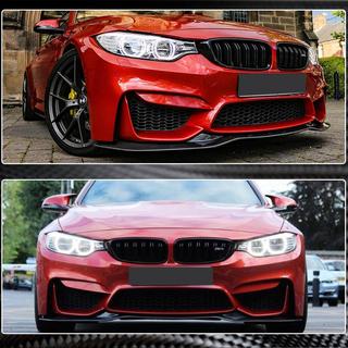 Frontbumper lip Lip V9 (voor F82/F83, carbon) BMW 4 Serie F32/F33/F36 2012–2020 foto 3