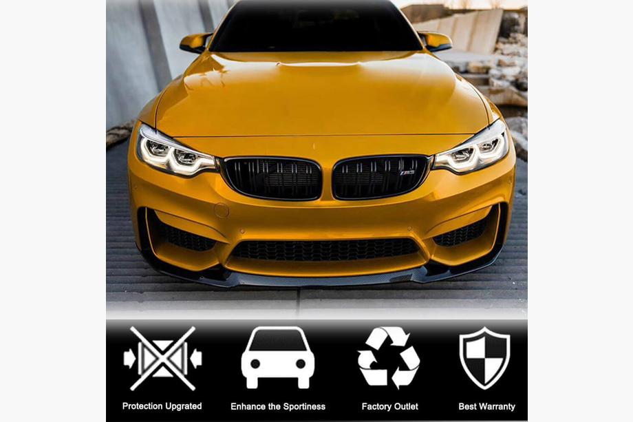 BMW 3 Serie F30/F31 2012–2019 Frontbumper lipspoiler FRP V17 (voor F80) Foto 3