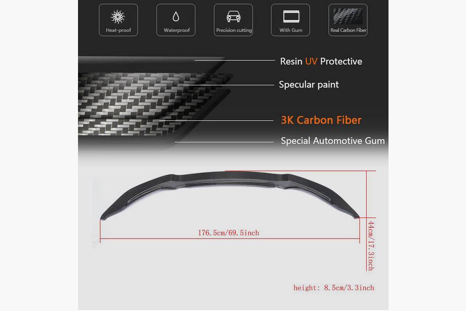 BMW 3 Serie F30/F31 2012–2019 Frontbumper lipspoiler FRP V17 (voor F80) Foto 6