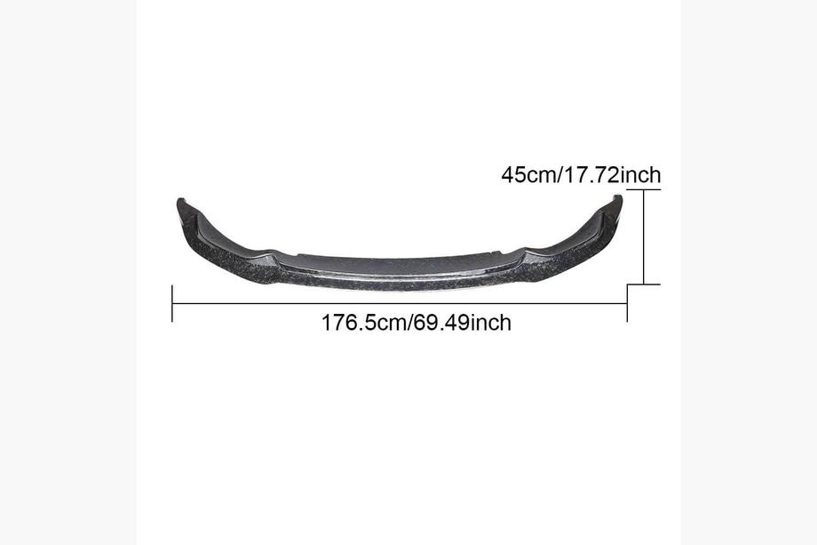 BMW 4 Serie F32/F33/F36 2012–2020 Voorbumper lipspoiler Lip V11 (voor F82/F83, carbon) Foto 2